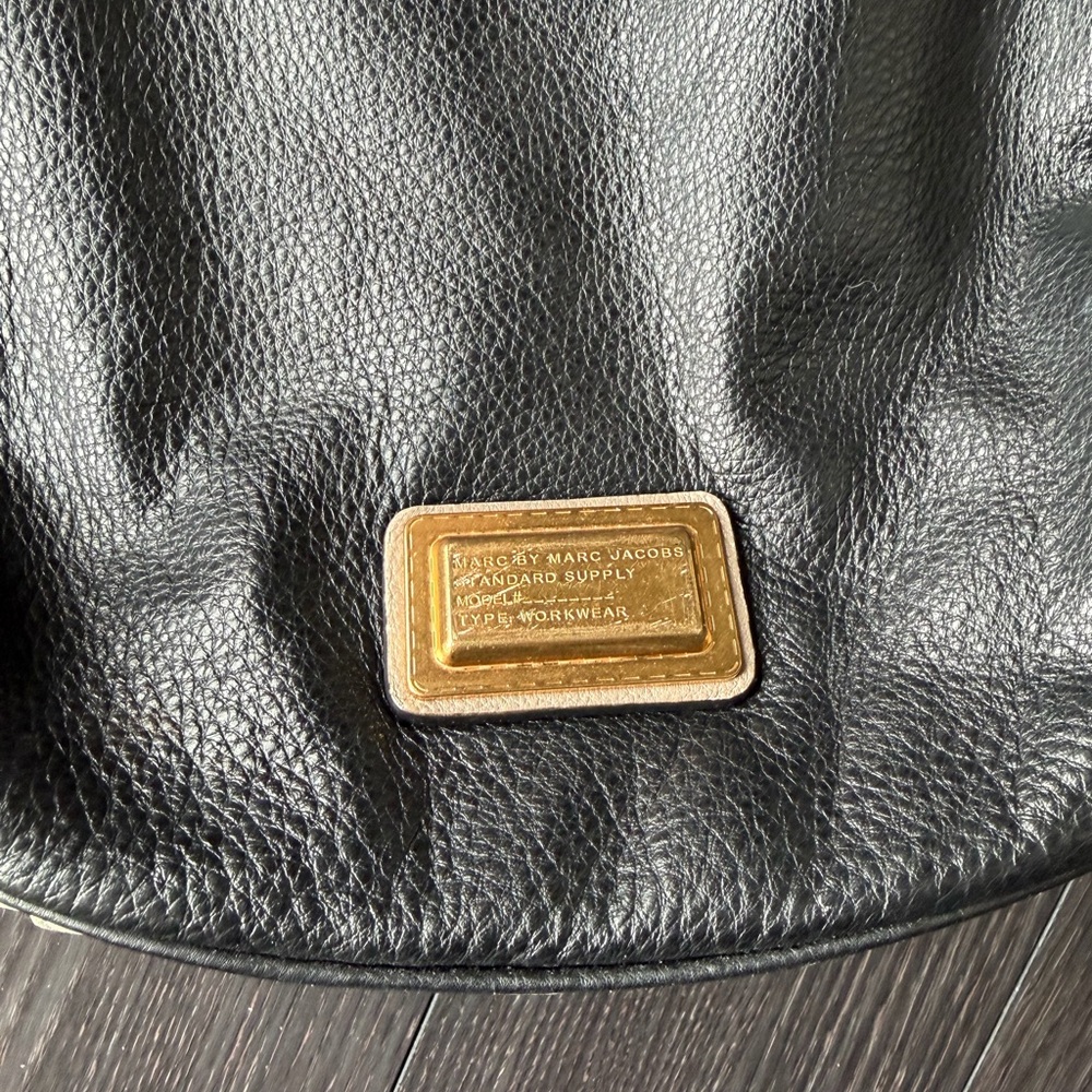 Marc Jacobs Too Hot to Handle Soft Leather Black, Tan and Cream Shoulder Bag - Picture 7 of 16
